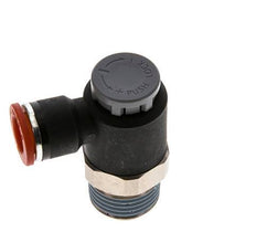 Vanne de régulation de débit Coude d'entrée 10 mm - R1/2'' Laiton/ Contre-écrou PA 66