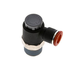 Vanne de régulation de débit Coude d'entrée 10 mm - R1/2'' Laiton/ Contre-écrou PA 66