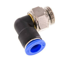 Coude 12mm & G1/2'' Joint pivotant Filets mâles à enfoncer Laiton nickele/PBT NBR Rotatif