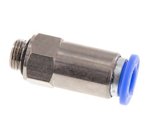 Clapet anti-retour à poussoir 8mm & G1/8'' mâle laiton/PBT 0.2-10bar (3-145psi) Filetage-Tuyau