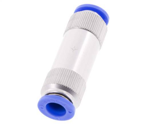Clapet anti-retour à poussoir 12mm en aluminium 0.2-10bar (3-145psi)