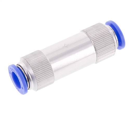 Clapet anti-retour à poussoir 12mm en aluminium 0.2-10bar (3-145psi)