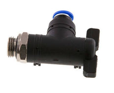 2-Way Elbow Ball Valve 6 mm - G1/4'' Plastic/Brass