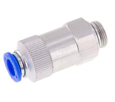 Clapet anti-retour à poussoir 10mm & G3/8'' mâle aluminium 0.2-10bar (3-145psi) Filetage-Tuyau