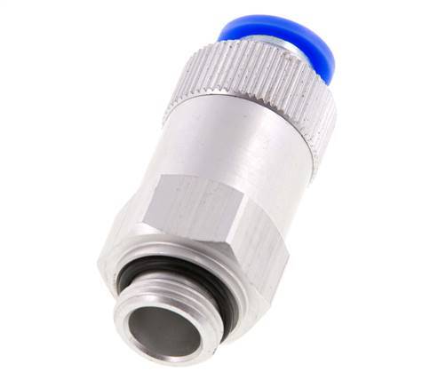 Clapet anti-retour à poussoir 10mm & G3/8'' mâle aluminium 0.2-10bar (3-145psi) Filetage-Tuyau