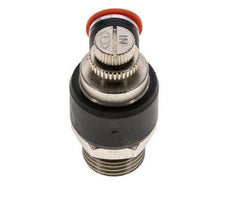 Coude d'entrée pour silencieux de contrôle de débit 10 mm - G1/2'' laiton/PA 66