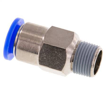 Raccord à Enfoncer 12mm & R3/8'' Mâle Autobloquant en Laiton/PBT 0-10bar (0-145psi)