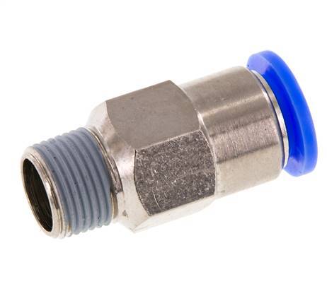 Raccord à Enfoncer 12mm & R3/8'' Mâle Autobloquant en Laiton/PBT 0-10bar (0-145psi)