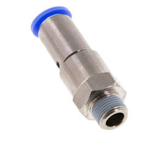 12mm & R3/8'' Quick Swivel Joint Push-In-Male Threads Laiton nickele/PBT NBR rotatif