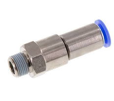 12mm & R3/8'' Quick Swivel Joint Push-In-Male Threads Laiton nickele/PBT NBR rotatif