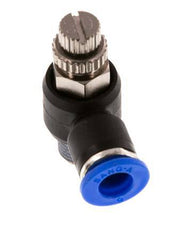 Flow Control Silencer Meter-Out Elbow 6 mm - R1/8'' Brass/PA 66