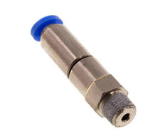 4mm & R1/8'' Quick Swivel Joint Push-In-Male Threads Nickel-Plated Brass/PBT NBR Rotatable