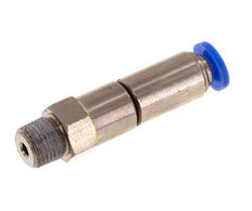4mm & R1/8'' Quick Swivel Joint Push-In-Male Threads Laiton nickele/PBT NBR rotatif