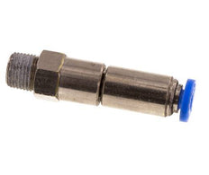 4mm & R1/8'' Quick Swivel Joint Push-In-Male Threads Laiton nickele/PBT NBR rotatif
