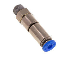4mm & R1/8'' Quick Swivel Joint Push-In-Male Threads Laiton nickele/PBT NBR rotatif