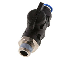 Vanne à boule droite à 2 voies 10 mm - R3/8'' plastique/laiton