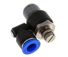 Silencieux de contrôle d'écoulement Sortie de compteur rotative 12 mm - R1/2'' Laiton/PA 66