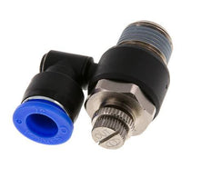 Silencieux de contrôle d'écoulement Sortie de compteur rotative 12 mm - R1/2'' Laiton/PA 66