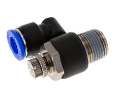 Silencieux de contrôle d'écoulement Sortie de compteur rotative 12 mm - R1/2'' Laiton/PA 66