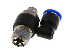 Silencieux de contrôle d'écoulement Sortie de compteur rotative 12 mm - R1/2'' Laiton/PA 66