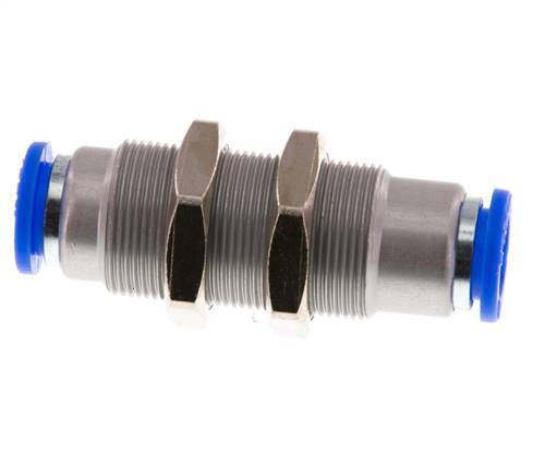 Raccord à Enfoncer 10mm Autobloquant en Laiton/Cloison PBT 0-10bar (0-145psi)