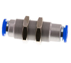 Raccord à Enfoncer 10mm Autobloquant en Laiton/Cloison PBT 0-10bar (0-145psi)