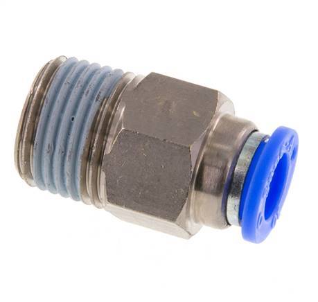 Raccord enfichable 10mm & R1/2'' mâle autobloquant laiton/PBT 0-10bar (0-145psi)
