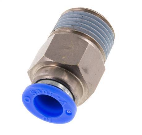 Raccord enfichable 10mm & R1/2'' mâle autobloquant laiton/PBT 0-10bar (0-145psi)