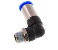 Raccord à Enfoncer 12mm & R3/8'' Mâle Coude Autobloquant en Laiton/PBT 0-10bar (0-145psi)