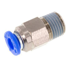 Raccord à Enfoncer 6mm et R1/4'' Mâle Autobloquant en Laiton/PBT 0-10bar (0-145psi) [2 pièces].