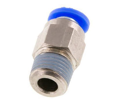 Raccord à Enfoncer 6mm et R1/4'' Mâle Autobloquant en Laiton/PBT 0-10bar (0-145psi) [2 pièces].