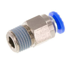 Raccord à Enfoncer 6mm et R1/4'' Mâle Autobloquant en Laiton/PBT 0-10bar (0-145psi) [2 pièces].