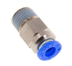 Raccord à Enfoncer 6mm et R1/4'' Mâle Autobloquant en Laiton/PBT 0-10bar (0-145psi) [2 pièces].