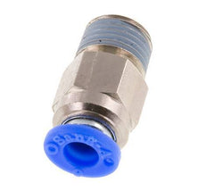 Raccord à Enfoncer 6mm et R1/4'' Mâle Autobloquant en Laiton/PBT 0-10bar (0-145psi) [2 pièces].