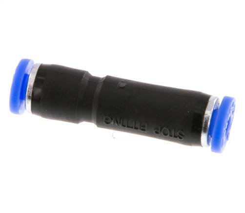 Raccord enfichable 4mm autobloquant en laiton/PBT 0-10bar (0-145psi) [2 pièces].