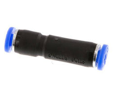 Raccord enfichable 4mm autobloquant en laiton/PBT 0-10bar (0-145psi) [2 pièces].