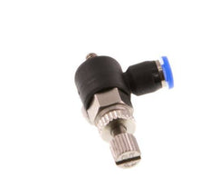Flow Control Silencer Meter-Out Elbow 3 mm - M3 Brass/PBT