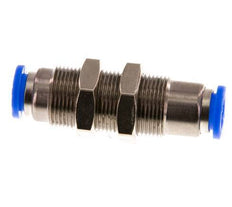 Raccord à Enfoncer 8mm Autobloquant en Laiton/Cloison PBT 0-10bar (0-145psi)