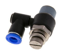 Silencieux de contrôle de débit Sortie de compteur rotative 8 mm - R3/8'' Laiton/PA 66