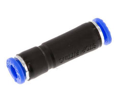 Raccord enfichable 6mm autobloquant en laiton/PBT 0-10bar (0-145psi) [2 pièces].