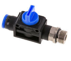 vanne manuelle d'arrêt 3/2 10 mm - G3/8'' plastique/laiton Filetage côté ventilation