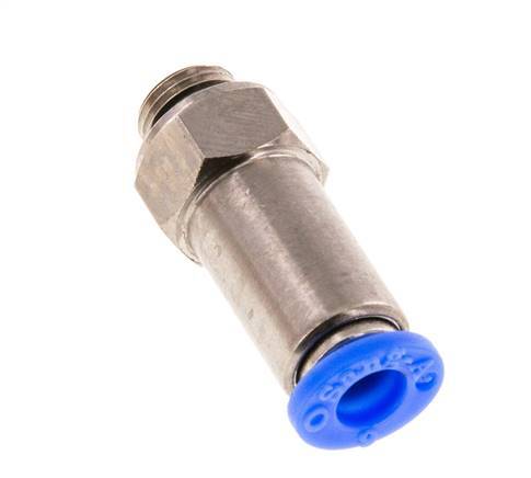 Clapet anti-retour à poussoir 6mm & G1/8'' mâle laiton/PBT 0.2-10bar (3-145psi) Filetage-Tuyau