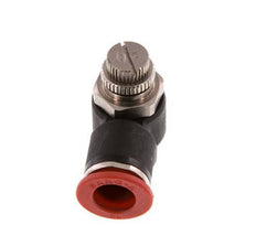 Coude d'entrée du silencieux Flow Control 12 mm - R3/8'' Brass/PA 66