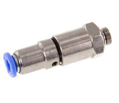 6mm & G1/8'' Quick Swivel Joint Push-In-Male Threads Laiton nickele/PBT NBR Rotatif