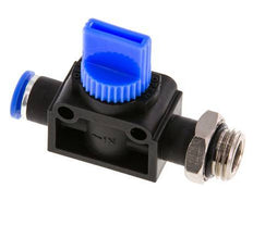 vanne manuelle d'arrêt à 3/2 voies 10 mm - G1/2'' plastique/laiton Ventilation côté tube