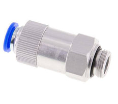 Clapet anti-retour à poussoir 10mm & G3/8'' mâle aluminium 0.2-10bar (3-145psi) Filetage de tuyau