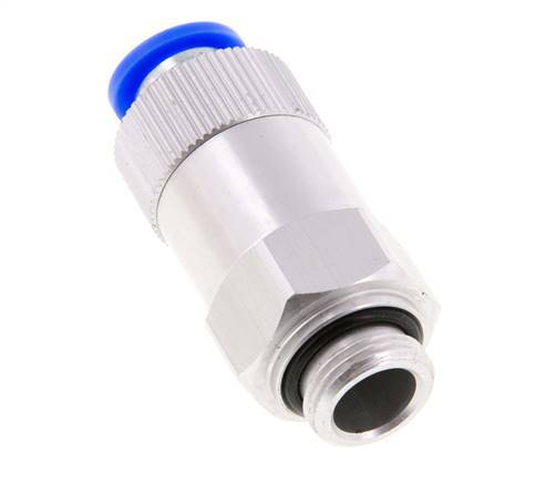 Clapet anti-retour à poussoir 10mm & G3/8'' mâle aluminium 0.2-10bar (3-145psi) Filetage de tuyau