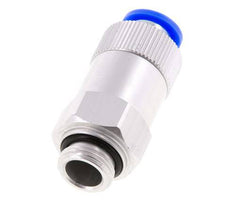 Push-In Check Valve 10mm & G3/8'' Male Aluminum 0.2-10bar (3-145psi) Hose-Thread
