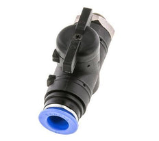 2-Way Straight Ball Valve 12 mm - G1/4'' Plastic/Brass