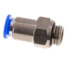 Raccord à Enfoncer 8mm et G1/4'' Mâle Autobloquant en Laiton/PBT 0-10bar (0-145psi) [2 pièces].